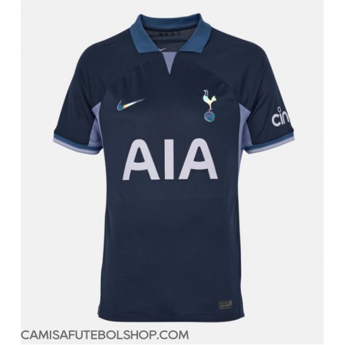 Camisa de time de futebol Tottenham Hotspur Replicas 2º Equipamento 2023-24 Manga Curta